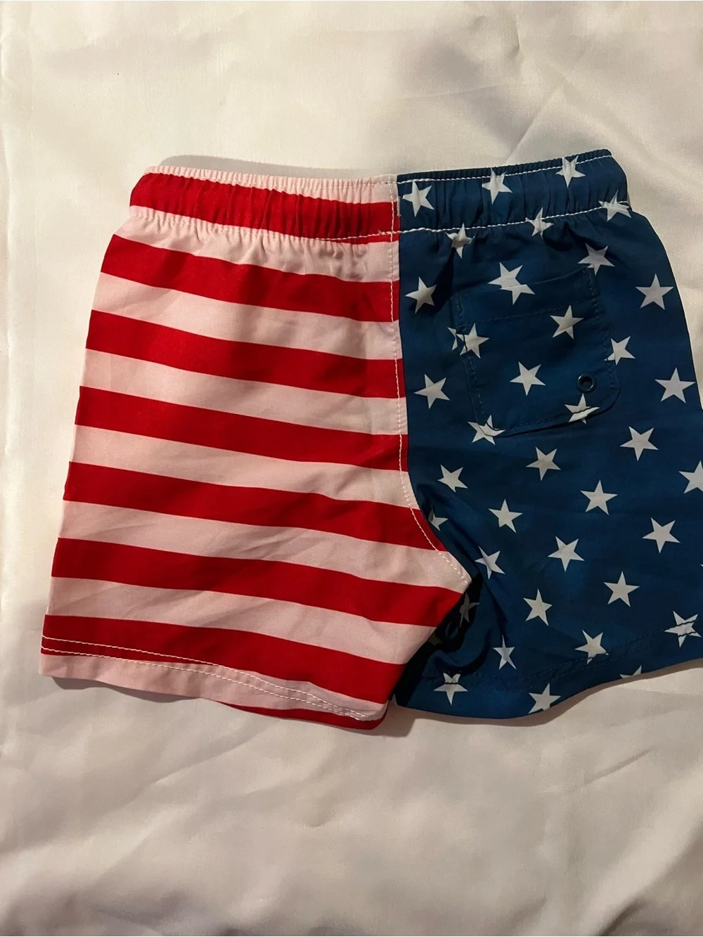 Old Navy Patriotic Toddler Rash Guard & Swim Trunk Set Size 18-24 Months